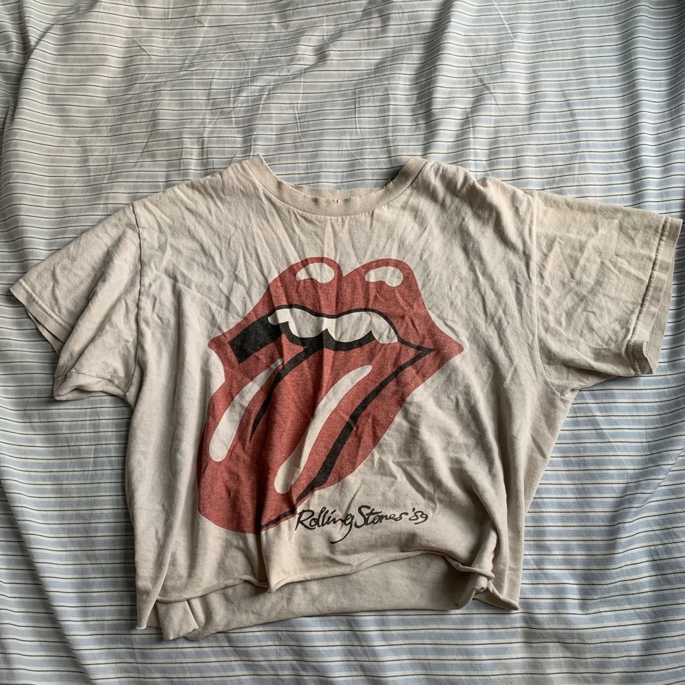 Rolling Stones crop top